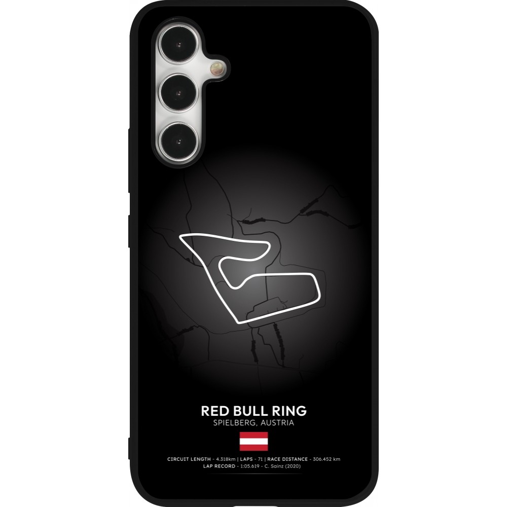 Samsung Galaxy A54 Case Hülle - Silikon schwarz F1 Track 2025 Austria