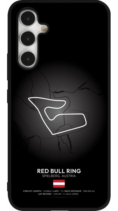Samsung Galaxy A54 Case Hülle - Silikon schwarz F1 Track 2025 Austria