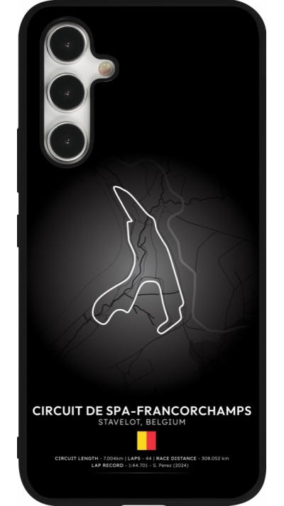 Samsung Galaxy A54 Case Hülle - Silikon schwarz F1 Track 2025 Belgium