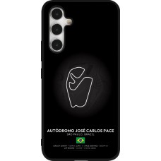 Coque Samsung Galaxy A54 5G - Silicone rigide noir F1 Track 2025 Brazil