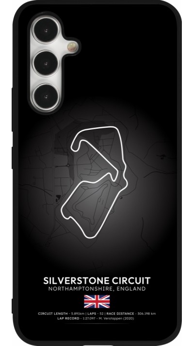 Samsung Galaxy A54 Case Hülle - Silikon schwarz F1 Track 2025 Great Britan