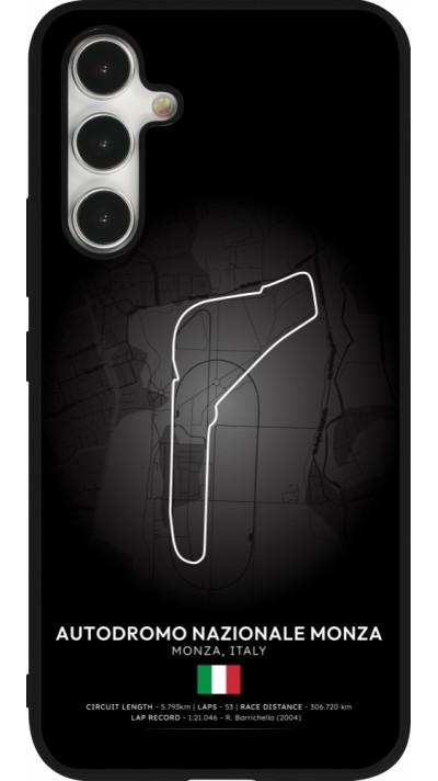 Samsung Galaxy A54 Case Hülle - Silikon schwarz F1 Track 2025 Italy