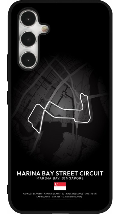 Samsung Galaxy A54 Case Hülle - Silikon schwarz F1 Track 2025 Singapore