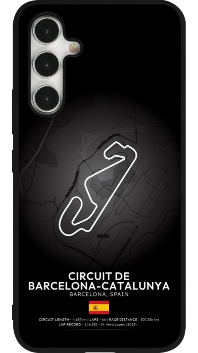 Samsung Galaxy A54 Case Hülle - Silikon schwarz F1 Track 2025 Spain