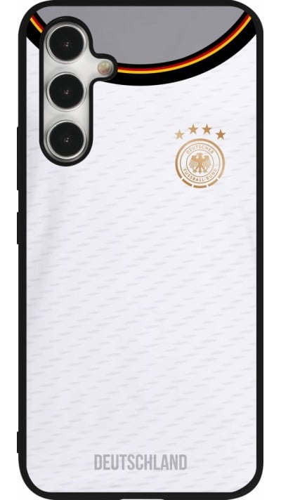 Samsung Galaxy A54 Case Hülle - Silikon schwarz Deutschland 2022 personalisierbares Fußballtrikot