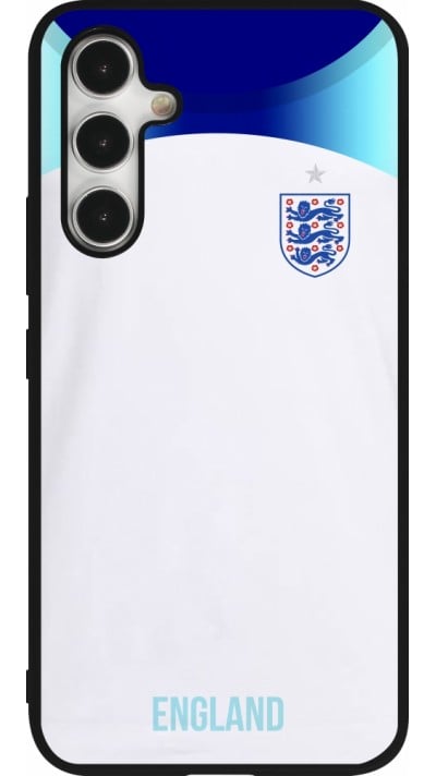 Samsung Galaxy A54 Case Hülle - Silikon schwarz England 2022 personalisierbares Fußballtrikot