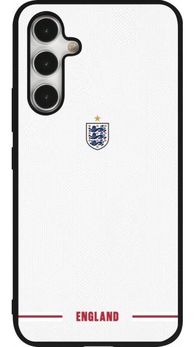 Coque Samsung Galaxy A54 5G - Silicone rigide noir Maillot de football Angleterre 2026 personnalisable