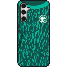 Samsung Galaxy A54 Case Hülle - Silikon schwarz Saudi-Arabien 2022 personalisierbares Fussballtrikot