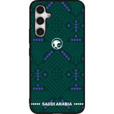 Coque Samsung Galaxy A54 5G - Silicone rigide noir Maillot de football Arabie saoudite 2026 personnalisable