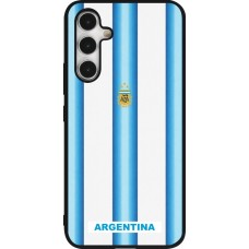 Coque Samsung Galaxy A54 5G - Silicone rigide noir Maillot de football Argentine 2026 personnalisable