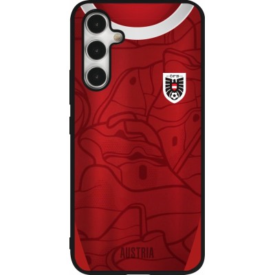 Samsung Galaxy A54 Case Hülle - Silikon schwarz Austria personalisierbares Fussballtrikot