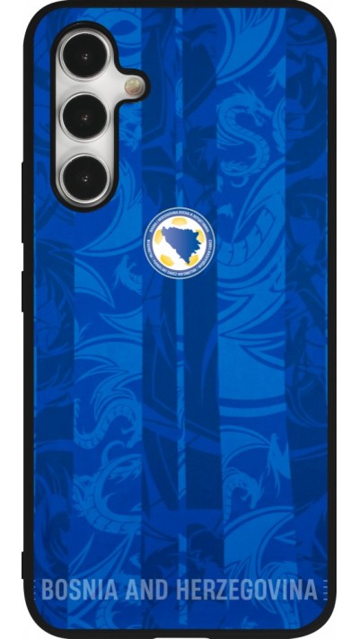 Coque Samsung Galaxy A54 5G - Silicone rigide noir Maillot de football Bosnie-Herzégovine 2026 personnalisable
