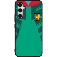 Samsung Galaxy A54 Case Hülle - Silikon schwarz Kamerun 2022 personalisierbares Fussballtrikot