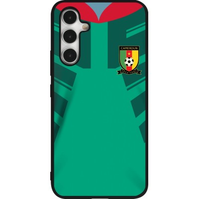Samsung Galaxy A54 Case Hülle - Silikon schwarz Kamerun 2022 personalisierbares Fussballtrikot