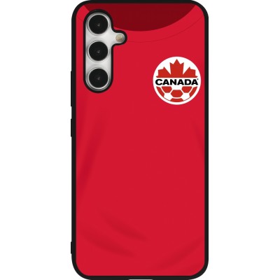 Samsung Galaxy A54 Case Hülle - Silikon schwarz Kanada 2022 personalisierbares Fussballtrikot