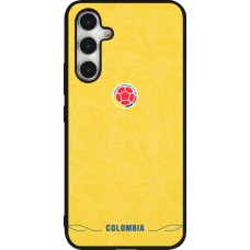 Coque Samsung Galaxy A54 5G - Silicone rigide noir Maillot de football Colombie 2026 personnalisable