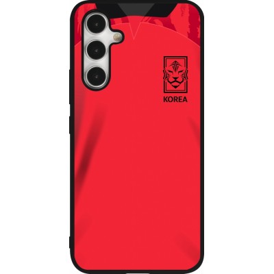 Samsung Galaxy A54 Case Hülle - Silikon schwarz Südkorea 2022 personalisierbares Fussballtrikot