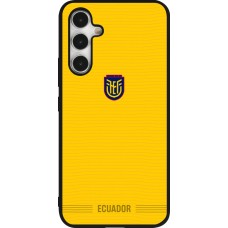 Coque Samsung Galaxy A54 5G - Silicone rigide noir Maillot de football Équateur 2026 personnalisable