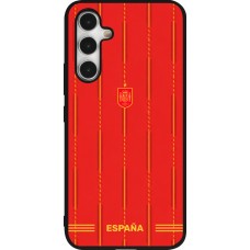 Coque Samsung Galaxy A54 5G - Silicone rigide noir Maillot de football Espagne 2026 personnalisable