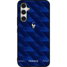 Coque Samsung Galaxy A54 5G - Silicone rigide noir Maillot de football France 2026 personnalisable