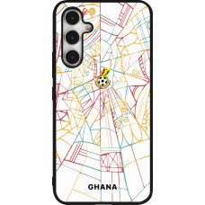Coque Samsung Galaxy A54 5G - Silicone rigide noir Maillot de football Ghana 2026 personnalisable