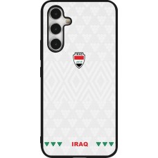 Coque Samsung Galaxy A54 5G - Silicone rigide noir Maillot de football Irak 2026 personnalisable