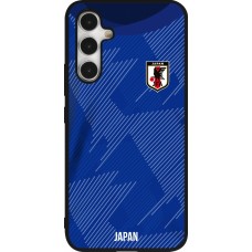 Coque Samsung Galaxy A54 5G - Silicone rigide noir Maillot de football Japon 2022 personnalisable