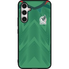 Samsung Galaxy A54 Case Hülle - Silikon schwarz Mexiko 2022 personalisierbares Fussballtrikot