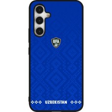 Coque Samsung Galaxy A54 5G - Silicone rigide noir Maillot de football Ouzbékistan 2026 personnalisable