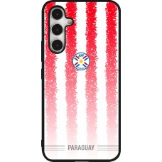 Coque Samsung Galaxy A54 5G - Silicone rigide noir Maillot de football Paraguay 2026 personnalisable