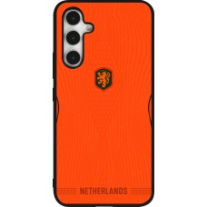 Coque Samsung Galaxy A54 5G - Silicone rigide noir Maillot de football Pays-Bas 2026 personnalisable