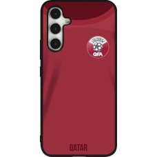 Coque Samsung Galaxy A54 5G - Silicone rigide noir Maillot de football Qatar 2022 personnalisable