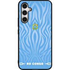 Coque Samsung Galaxy A54 5G - Silicone rigide noir Maillot de football RD Congo 2026 personnalisable