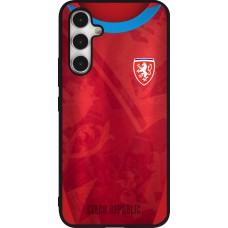 Samsung Galaxy A54 Case Hülle - Silikon schwarz Tschechische Republik personalisierbares Fussballtrikot