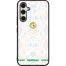 Coque Samsung Galaxy A54 5G - Silicone rigide noir Maillot de football Sénégal 2026 personnalisable