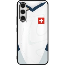 Samsung Galaxy A54 Case Hülle - Silikon schwarz Schweiz Away personalisierbares Fussballtrikot
