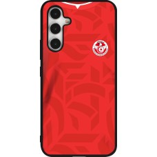 Samsung Galaxy A54 Case Hülle - Silikon schwarz Tunesien 2022 personalisierbares Fussballtrikot