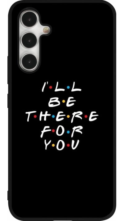 Samsung Galaxy A54 Case Hülle - Silikon schwarz Friends Be there for you