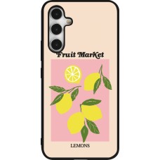Coque Samsung Galaxy A54 5G - Silicone rigide noir Fruit market lemons 2026