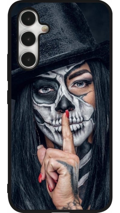 Samsung Galaxy A54 Case Hülle - Silikon schwarz Halloween 18 19