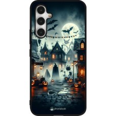 Coque Samsung Galaxy A54 5G - Silicone rigide noir Halloween Spookville