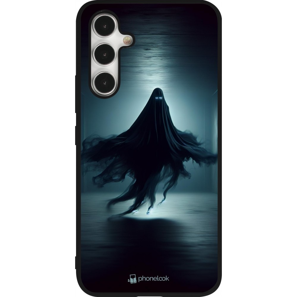 Samsung Galaxy A54 Case Hülle - Silikon schwarz Halloween 2024 Spektraler Schatten
