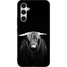 Coque Samsung Galaxy A54 5G - Silicone rigide noir Highland calf black
