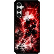 Coque Samsung Galaxy A54 5G - Silicone rigide noir Hockey World Championship Player