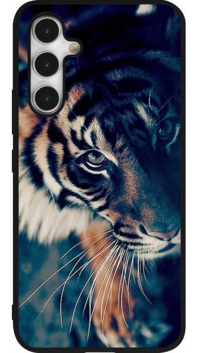 Samsung Galaxy A54 Case Hülle - Silikon schwarz Incredible Lion
