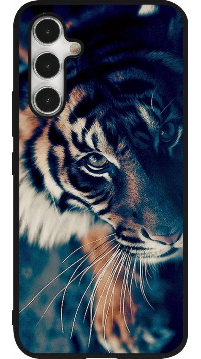 Coque Samsung Galaxy A54 5G - Silicone rigide noir Incredible Lion