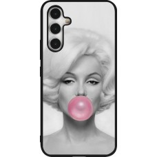 Samsung Galaxy A54 Case Hülle - Silikon schwarz Marilyn Bubble