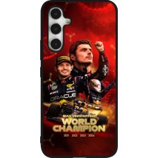Coque Samsung Galaxy A54 5G - Silicone rigide noir Max Verstappen Champion 2023