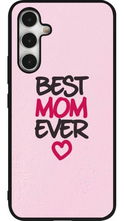 Samsung Galaxy A54 Case Hülle - Silikon schwarz Mom 2023 best Mom ever pink