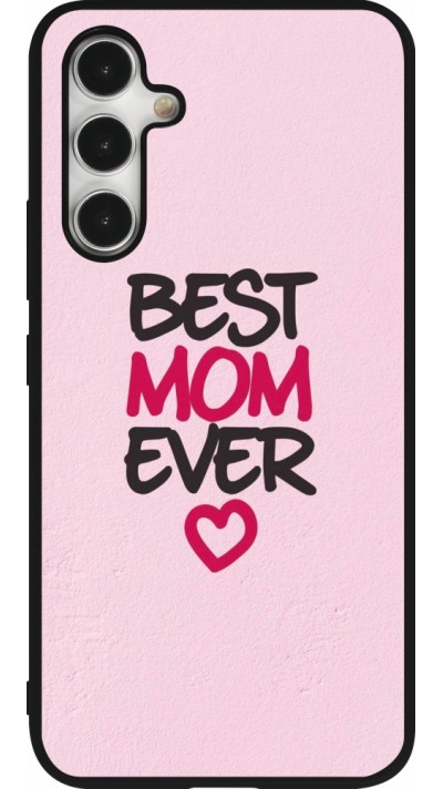 Coque Samsung Galaxy A54 5G - Silicone rigide noir Mom 2023 best Mom ever pink